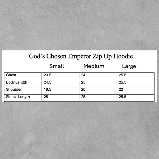 Gods Chosen Emperor Boxy Zip Up